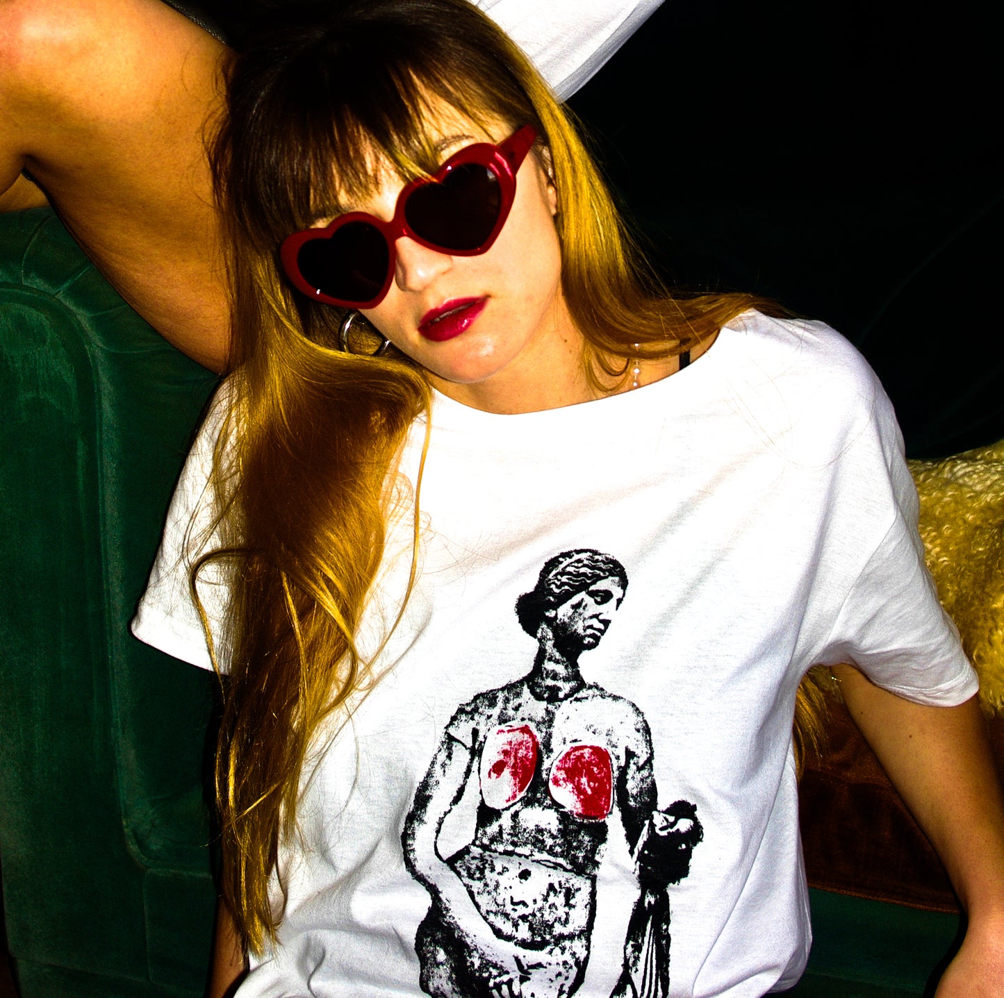 Black and Red Aphrodite T-Shirt