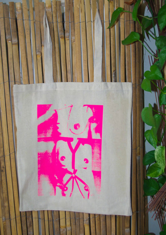 x3 Pink Tote Bag