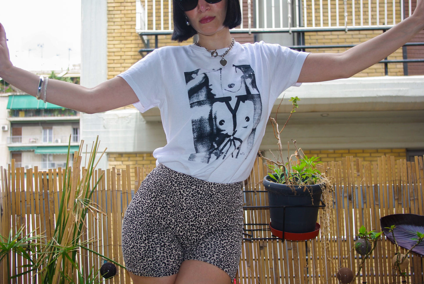x3 Black T-Shirt